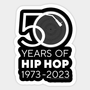 Celebrating 50 Years of Hip Hop Sticker